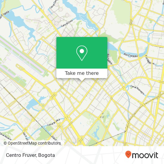 Centro Fruver map