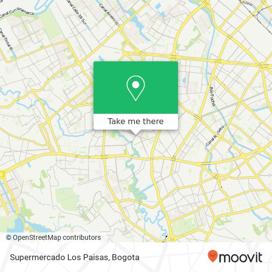 Supermercado Los Paisas map