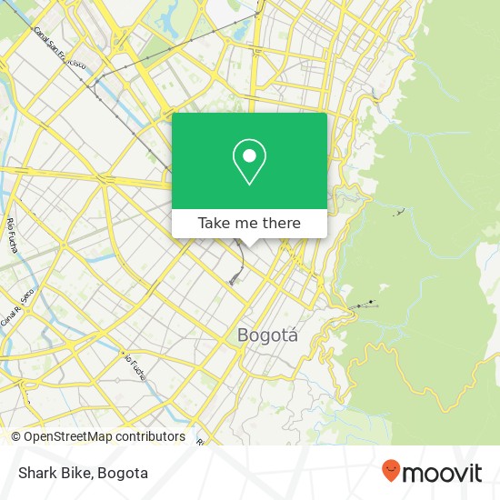 Shark Bike map