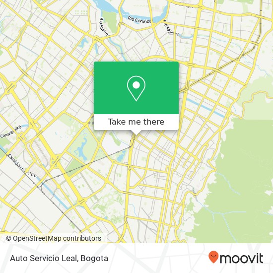 Auto Servicio Leal map