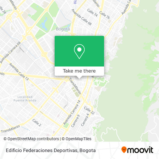 Edificio Federaciones Deportivas map