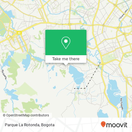 Parque La Rotonda map
