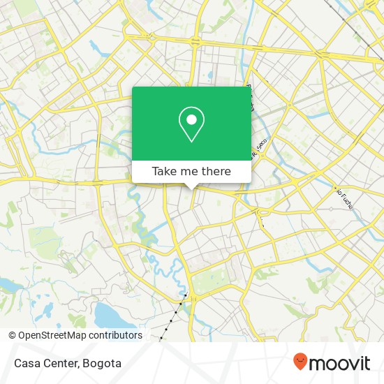 Mapa de Casa Center