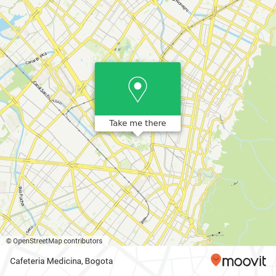 Cafeteria Medicina map