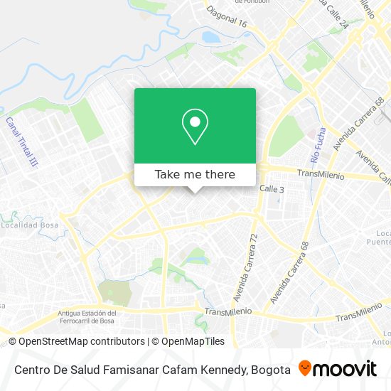 Centro De Salud Famisanar Cafam Kennedy map