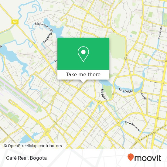 Café Real map