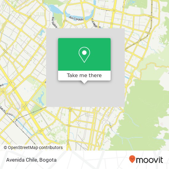 Avenida Chile map