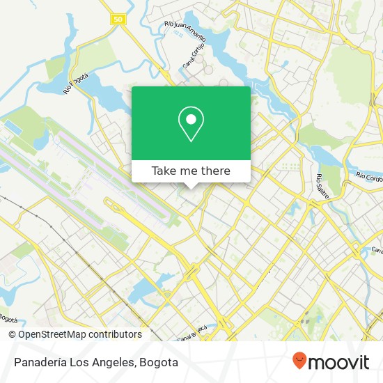 Mapa de Panadería Los Angeles