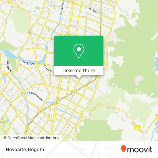 Novoarte map