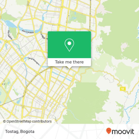 Tostag map