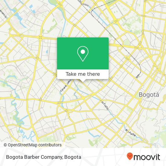 Bogota Barber Company map