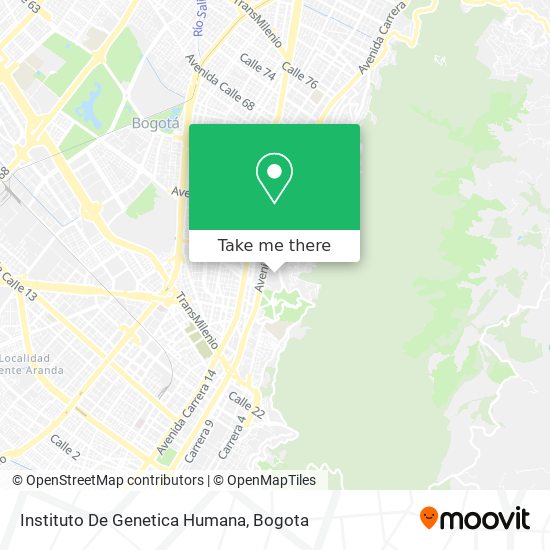 Instituto De Genetica Humana map