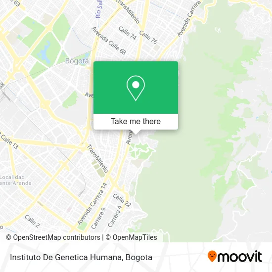 Instituto De Genetica Humana map