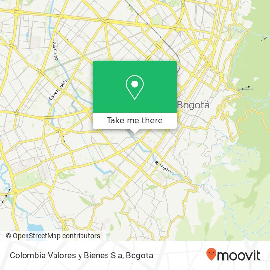 Colombia Valores y Bienes S a map