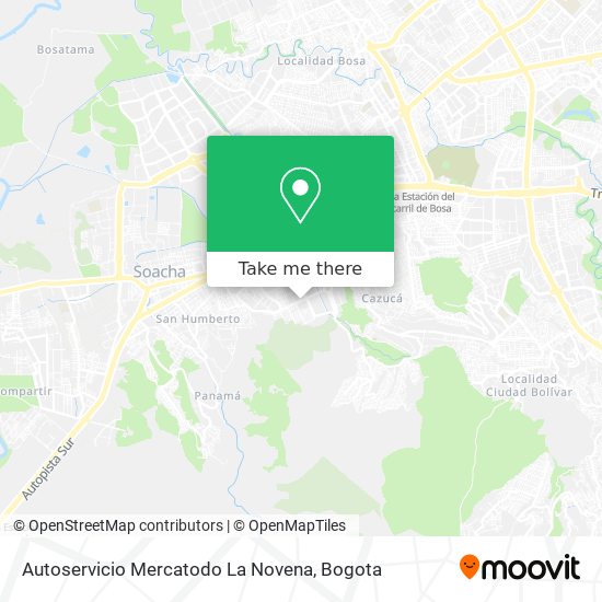 Autoservicio Mercatodo La Novena map