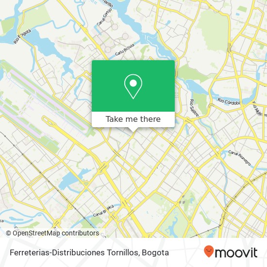 Ferreterias-Distribuciones Tornillos map