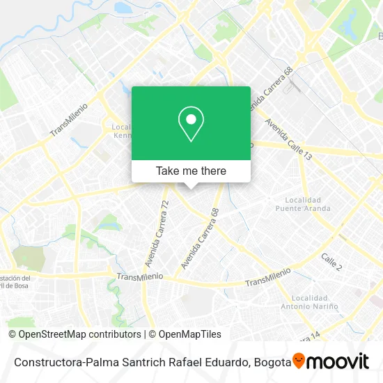 Mapa de Constructora-Palma Santrich Rafael Eduardo