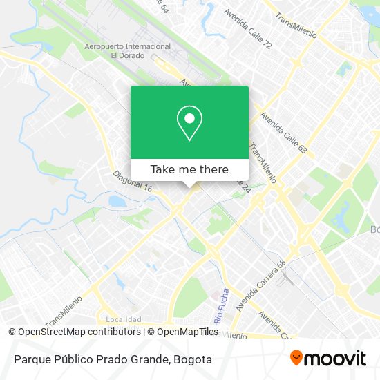 Mapa de Parque Público Prado Grande