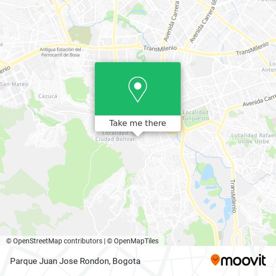 Parque Juan Jose Rondon map