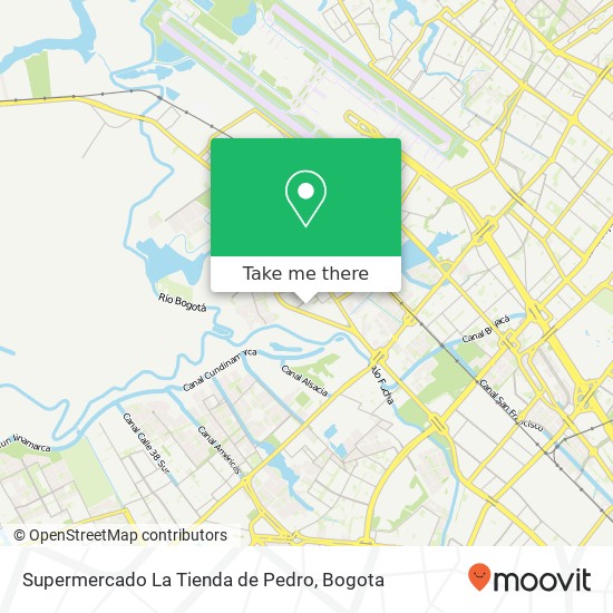 Mapa de Supermercado La Tienda de Pedro