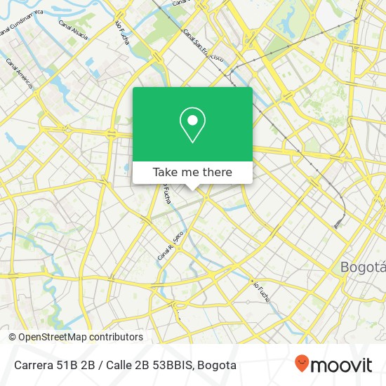 Carrera 51B 2B / Calle 2B 53BBIS map
