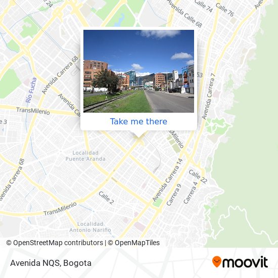 Avenida NQS map