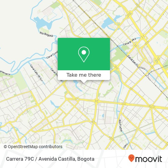 Mapa de Carrera 79C / Avenida Castilla