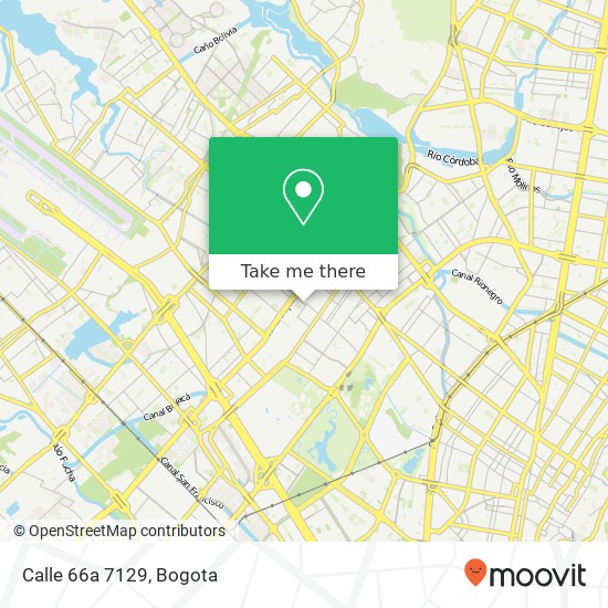 Calle 66a 7129 map