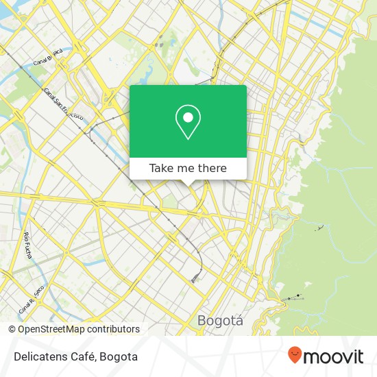Delicatens Café map