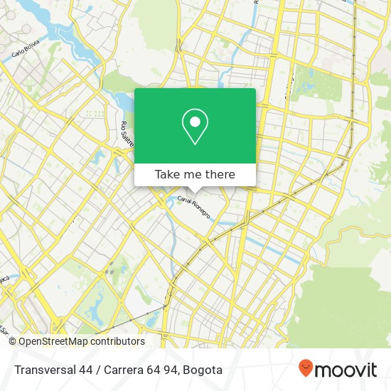 Mapa de Transversal 44 / Carrera 64 94