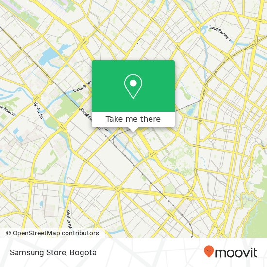 Mapa de Samsung Store