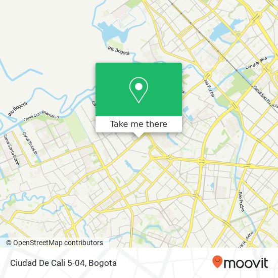 Mapa de Ciudad De Cali 5-04