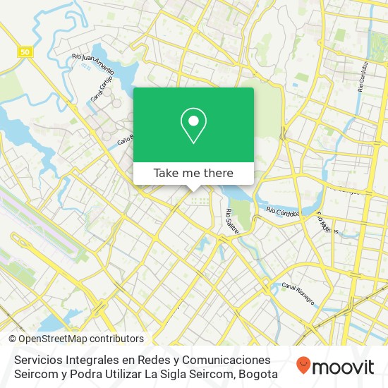 Servicios Integrales en Redes y Comunicaciones Seircom y Podra Utilizar La Sigla Seircom map