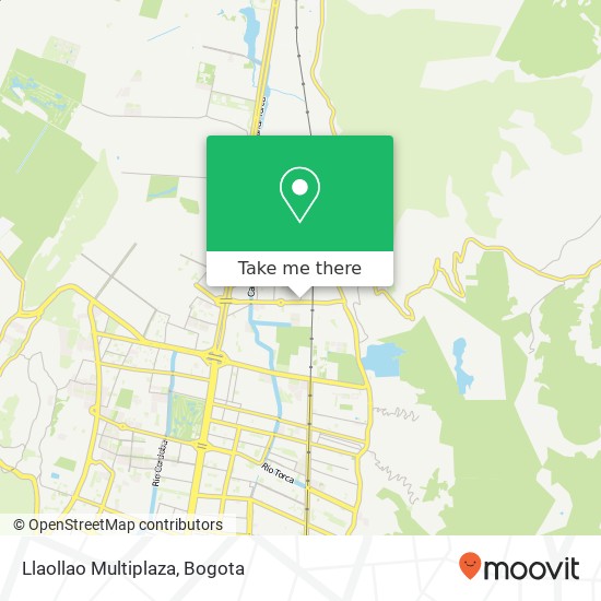 Llaollao Multiplaza map