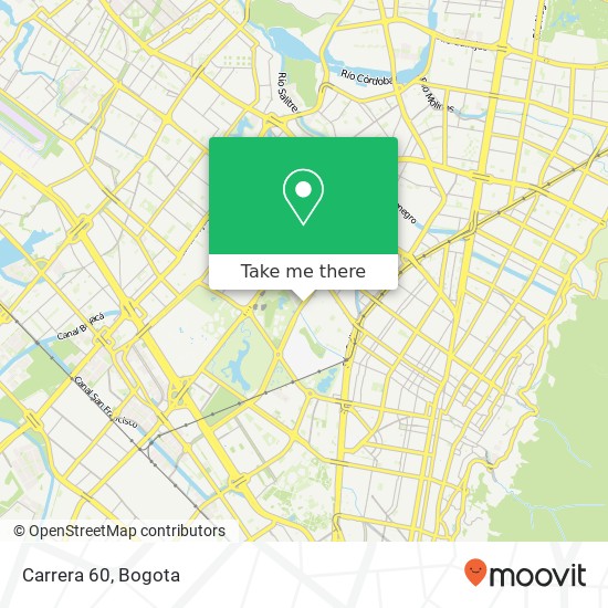 Mapa de Carrera 60