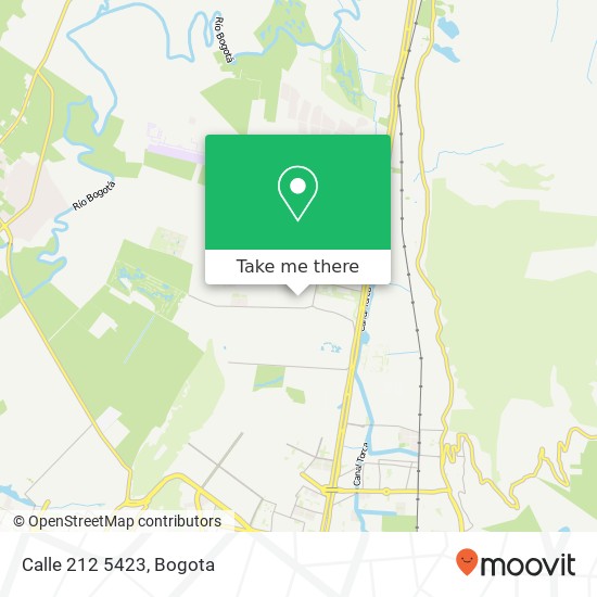 Calle 212 5423 map