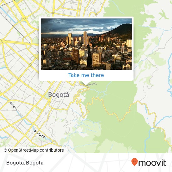 Bogotá map