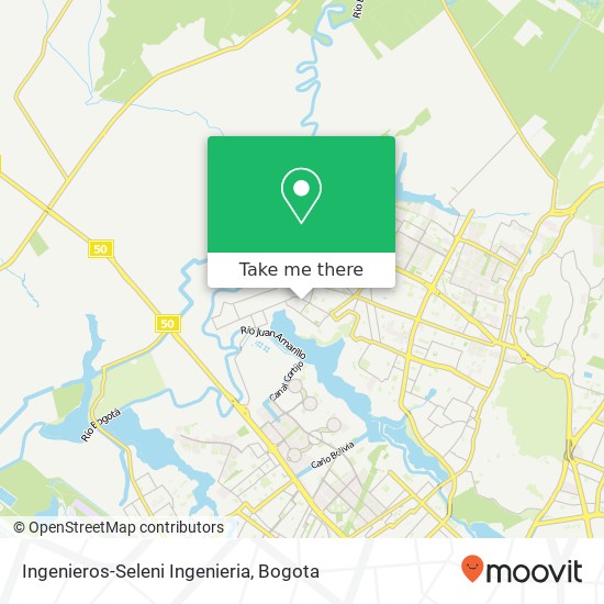 Ingenieros-Seleni Ingenieria map