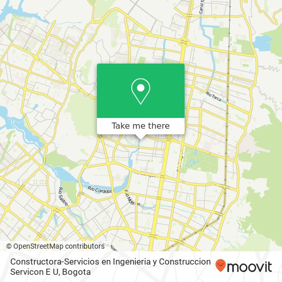 Constructora-Servicios en Ingenieria y Construccion Servicon E U map