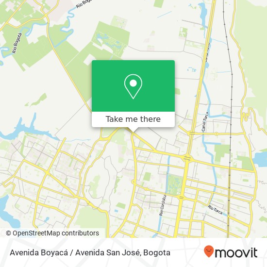 Avenida Boyacá / Avenida San José map