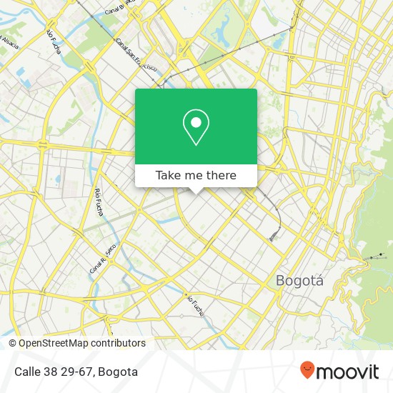 Calle 38 29-67 map