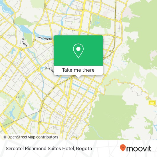 Sercotel Richmond Suites Hotel map