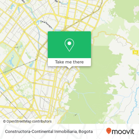 Constructora-Continental Inmobiliaria map