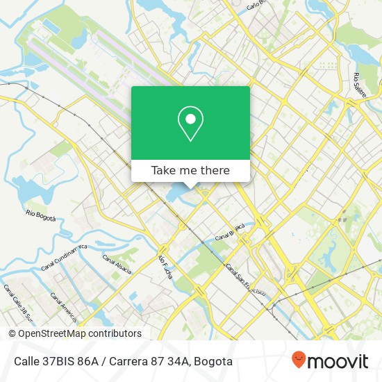 Calle 37BIS 86A / Carrera 87 34A map