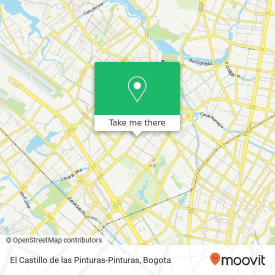 El Castillo de las Pinturas-Pinturas map