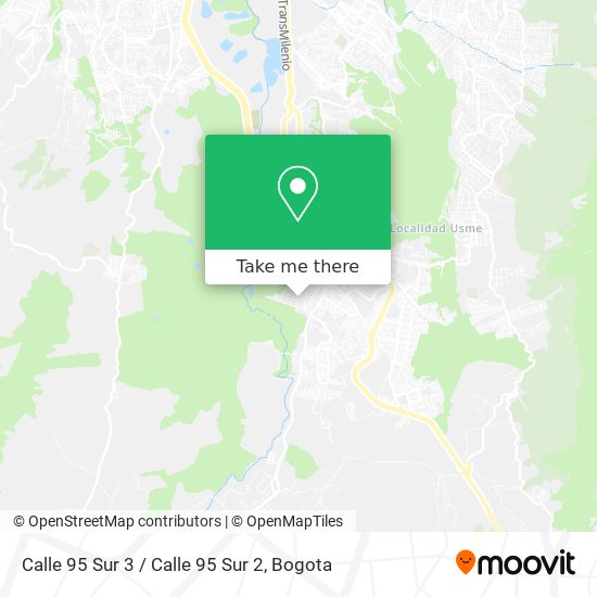 Calle 95 Sur 3 / Calle 95 Sur 2 map