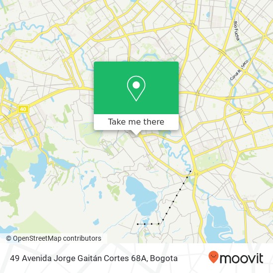 49 Avenida Jorge Gaitán Cortes 68A map