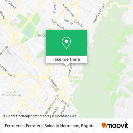 Ferreterias-Ferretería Salcedo Hermanos map