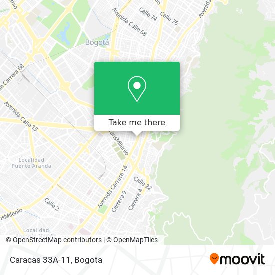 Caracas 33A-11 map