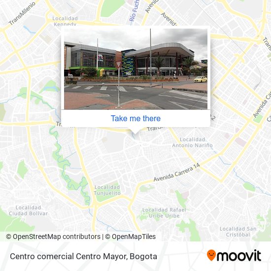 Centro comercial Centro Mayor map